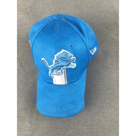 NFL Detroit Lions  Adjustable Grit Blue New Era Hat Cap Unisex with flaw inside - Picture 1 of 8